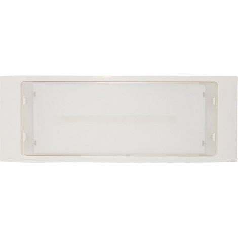 TrAdE Shop Traesio - Lampada Plafoniera Emergenza Luce Led 4w Incasso Parete Ip40 De Lite 6500k - (1/5)