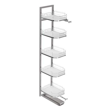 Columna extraíble para puerta con bisagra -
