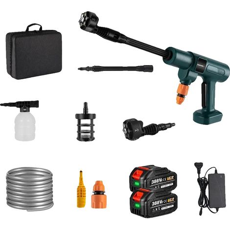 Elektrische Säge, Hochleistungsmotor, ergonomischer Griff, Rot (1/2)