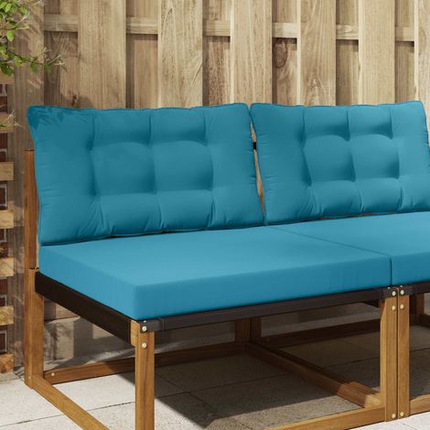 Sofakissen für draußen 2 pcs Königsblau Polyester