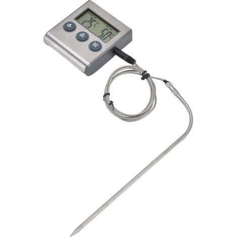 Thermomètre de Cuisson Écran Tactile Numérique Haute Précision Étanche pour Viande Grill Barbecue (1/5)