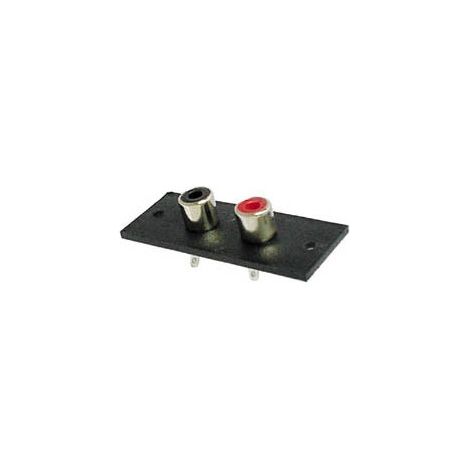 velleman Chassis femelle rca 2P - nickel (CA065)