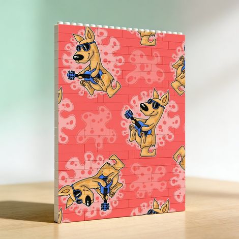 Cadre de couple adulte en briques de construction, cadeau pour anniversaire et Saint-Valentin (1/5)