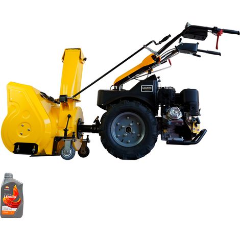 Chasse-neige Motoculteur Sakawa Pro Trac + Huile pour moteur 4 temps (1/5)