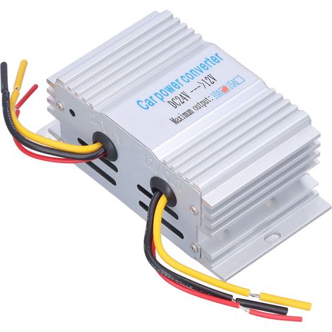 Convertisseur abaisseur 24V vers 12V 10A 120W, régulateur de tension DC-DC, alimentation pour véhicule, adaptateur de courant robuste (1/5)