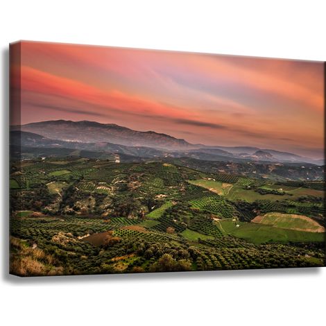 Leinwanddruck Naturpanorama des Hochlands 60x40 cm