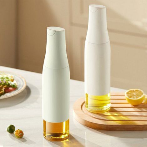 Pot D Assaisonnement - Verre Sodocalcique Et PP - Ouverture Fermeture Automatique - Pour Huile D Olive Vinaigre Et Sauces - 1 Piece (1/5)