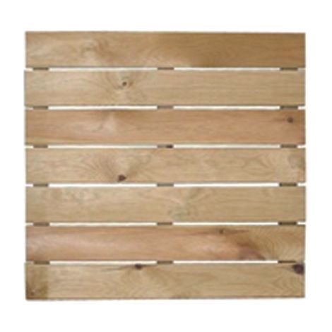 PEDANA IN PINO IMPREGNATO  cm.50x50x3,2    VETTE