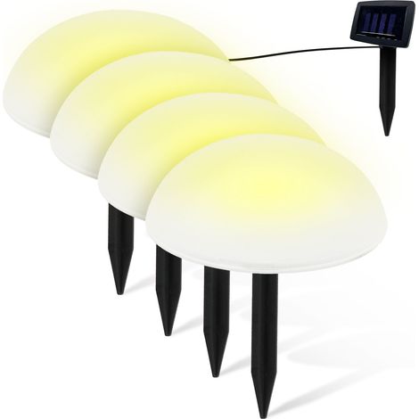 Lot 5 Balises solaires FISHTEC Demi-sphères à planter (1/5)