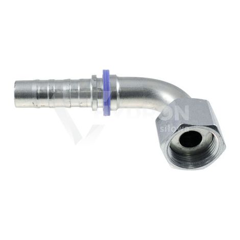 DKR-FL 90° DN10 extrémité 3/8" joint plat