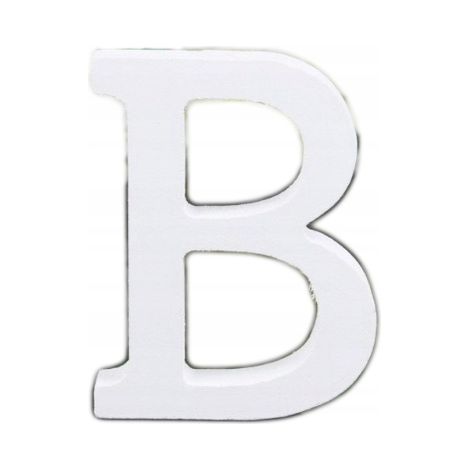 Lettre en bois « B », 16 cm, 1 pièce. (1/2)