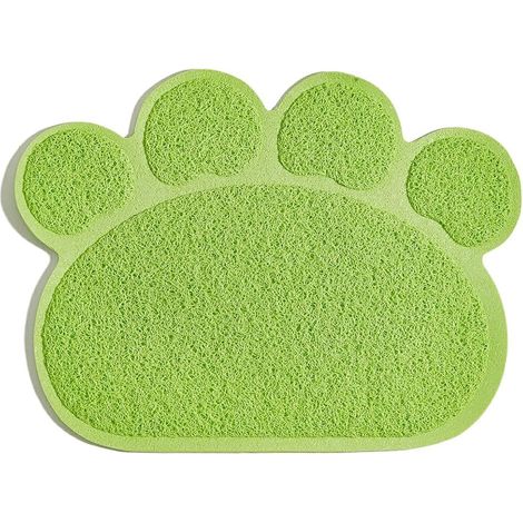1 Tapis Litière Chat,PVC,Fond Antidérapant,Taille 40x30cm,Nettoyage Facile,Intérieur (1/5)