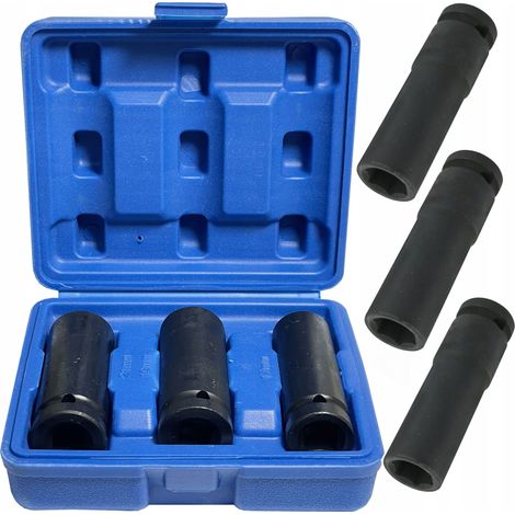 Set Schlag-Steckschlüssel 1/2" /17 mm / 19 mm / 21 (1/5)