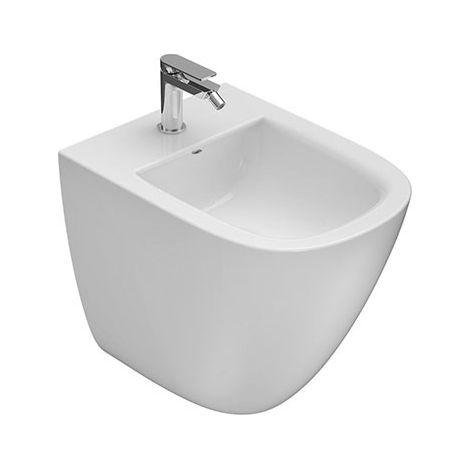 Bidet Stockholm filomuro cm. 51x37 bianco lucido di Ceramica (1/5)