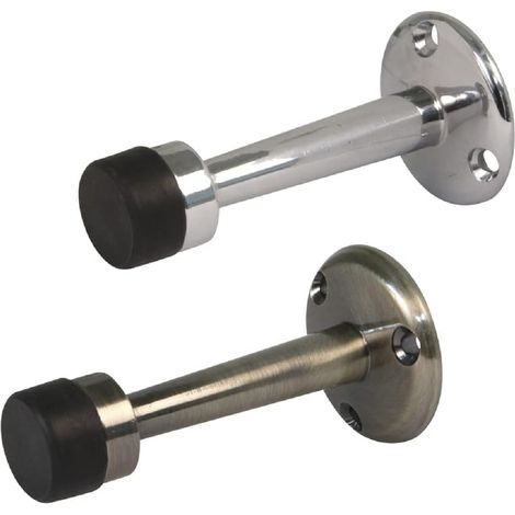 Türklinkenpuffer Türstopper Gummipuffer langer Türpuffer Türstopper in Chrom