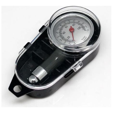 Jauge de Pression de Pneu, Manomètre Portatif de Pression de Pneu de 100 Psi Jauge de Pression des Pneus de Camion pour Voiture SUV Moto (1/3)