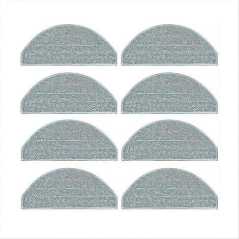 Lot de 8 chiffons de lavage patins pour S20 E12 E10 B112 aspirateur pièces détachées chiffon de lavage pièces de rechange (1/5)