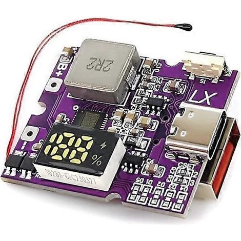 22,5-W-Schnellladegerät mit bidirektionaler Ladefunktion für Lithium-Batterien, PD/QC-kompatibel, USB Typ-C. (1/5)