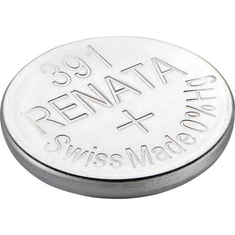 RENATA Knopfzelle 391, 50mAh, Silberoxid