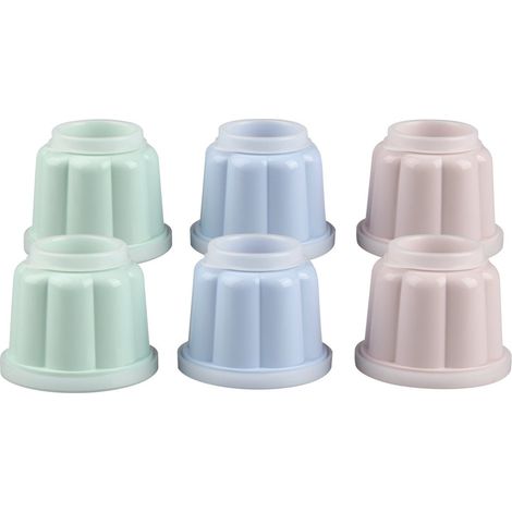 Lot de 6 moules à flans avec couvercle 6,3 x 7,5 cm Dr. Oetker Rétro (1/5)