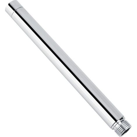Bras de Douche Rond en Acier Inoxydable, Rallonge de Douche de 8 Pouces avec Chromage, (1/4)