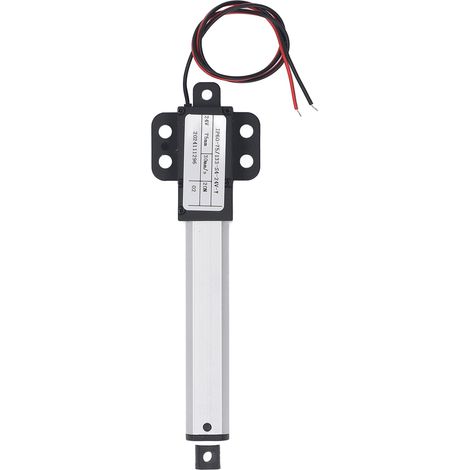 Mini actionneur linéaire avec ailes 24V DC, électrique télescopique automatique, poussée 20N, course 75mm, vitesse 30 mm/s (1/5)
