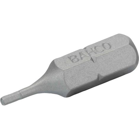 Bahco 1/4 Standard Schraubendreher Bits für 2 mm Sechskantschrauben 25 mm - 3 Stk. pro Blisterpackung