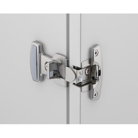 Charnière de base Selekta Pro 2000 E, joint nickelé HETTICH