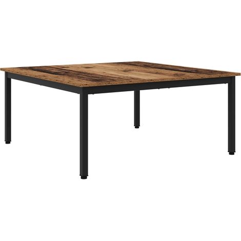 Table basse Bois ancien 100 x 100 x 45 cm Bois d'ingénierie