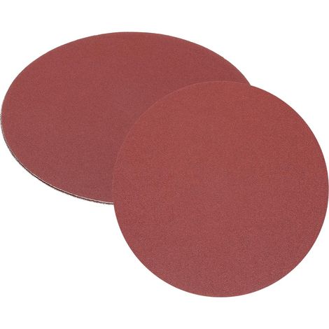 3pcs 250mm Disques À Poncer PSA, 100 Grains Papier De Verre Auto-Adhésif À Dos Collant Oxyde D'Aluminium, Disques Sans Trou Pour Ponçage À Sec/Humide, Pour Peinture, Bois, Métal (1/5)