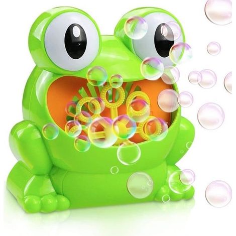 Machine à Bulles Grenouille Automatique pour Enfants - Jouet de Bain avec Solution à Bulles (1/4)