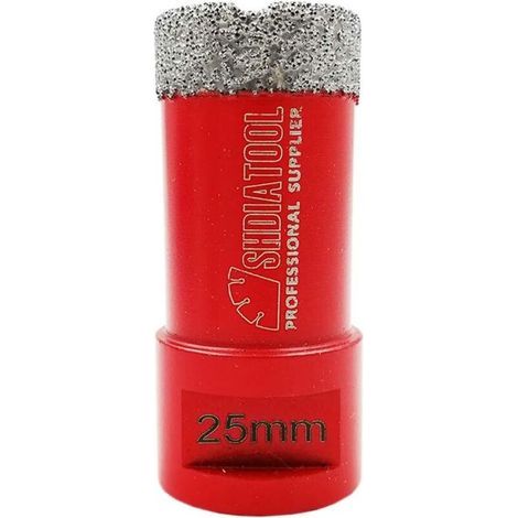 Forets Diamant 25mm Trépans de Forage avec Filetage M14 pour Perçage à sec en Porcelaine Carrelage Granit Marbre (1/5)