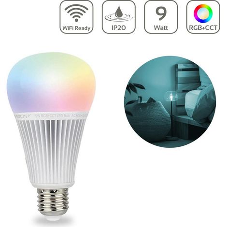 MiBoxer RGB+CCT Lampe 9W E27 2.4GHz WiFi ready FUT012 (1/5)
