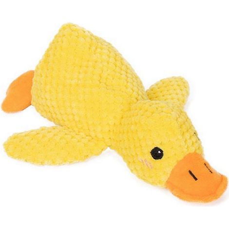 Forme canard Peluche Jouet pour chien – sonore doux sans odeur – pour réduction du stress jeu interactif – S (1/5)