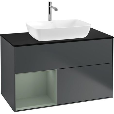 Villeroy & Boch G772GMHG Meuble sous-lavabo Finion G77 (1/2)