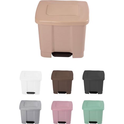 Cubo de Basura para el Reciclaje – Basurero con Pedal 35L con 2 Compartimentos