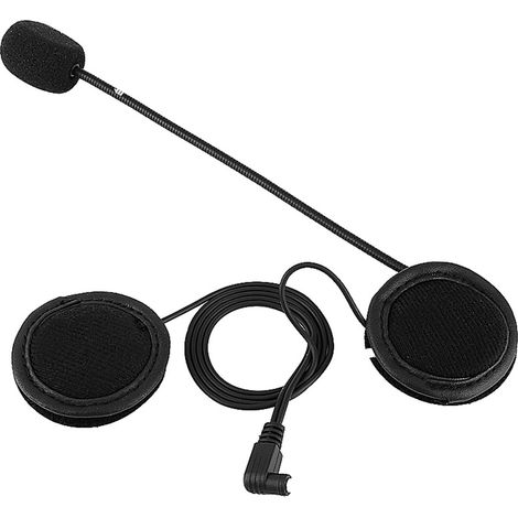 Kit de communication intercom Bluetooth pour casque moto V4/V6 avec micro et écouteurs intégrés (1/5)