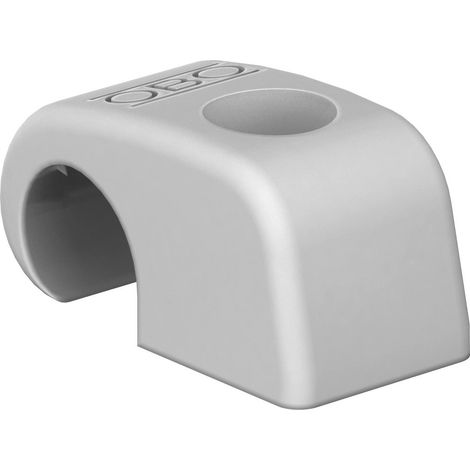 OBO Bettermann Clip adesiva senza chiodo 7-12mm Polipropilene grigio chiaro RAL 7035, 2215314