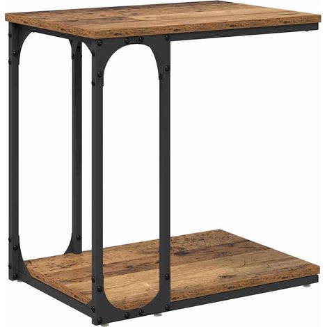 Table d'appoint Table de chevet - Bois ancien 50 x 35 x 52 cm Bois d'ingénierie fr36353 (1/5)