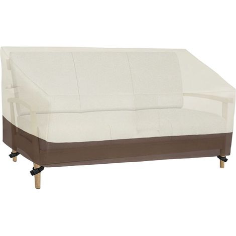 Housse imperméable pour canapé d'extérieur, housse pour mobilier de jardin/terrasse avec trous de ventilation.