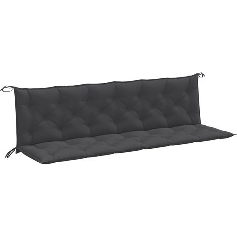 Maison Exclusive - Gartenbank-Auflagen 2 Stk. Melange Anthrazit 2