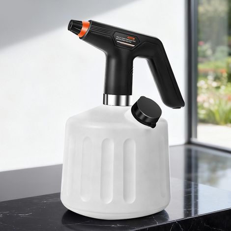 Pulvérisateur Électrique Sans Marque 2L Rechargeable 1500mAh Buse Réglable Perche Extension ABS HDPE Jardinage Nettoyage (1/4)