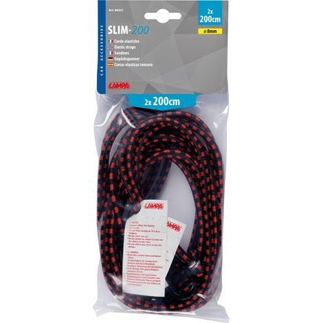 Corde elastiche slim - Ø 8 mm - 2x200 cm