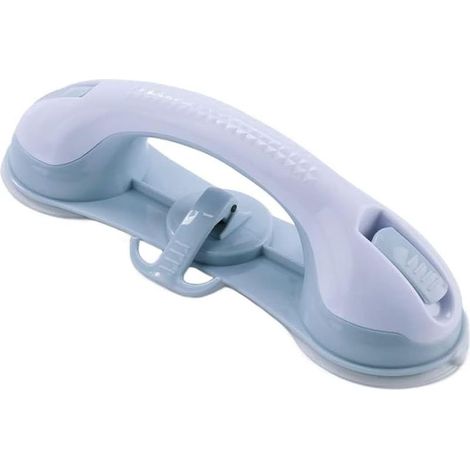 AGE Barre de Maintien Douche 1PC Poignée de Sécurité de Salle de Bain Poignée à Ventouse Poignée de Baignoire en Plastique Barre d'appui à ventouse Poignée de Douche avec 3 Ventouse de Sécurité (1/5)