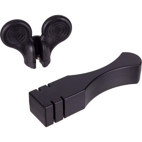 Dailygoody，Llave para radios de rueda de montaña，Llave para bicicleta，Apta para tapas de radios de 14G，Negra，Peladora de cables (1/5)