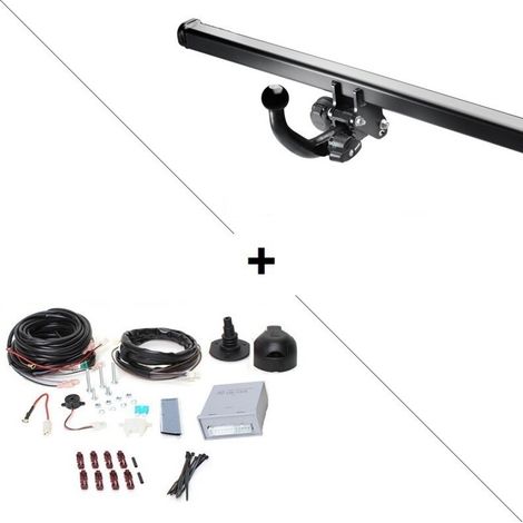 Attelage Jeep Patriot (04/11-) RDSOH + faisceau universel 7 broches + boitier électronique (1/2)