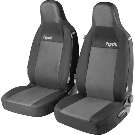 Walser – Housses de siège auto pour 2 sièges avant – Système Zipp-It – Housses Highback avec appuie-tête intégrées – Compatible avec airbags latéraux