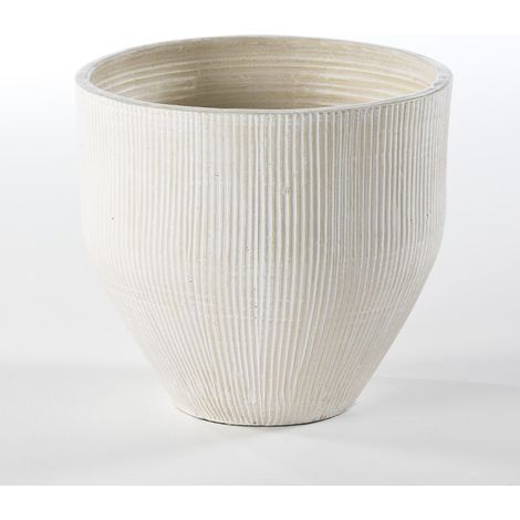 Jardinière 50x50x45 Crème Terre Cuite (1/2)