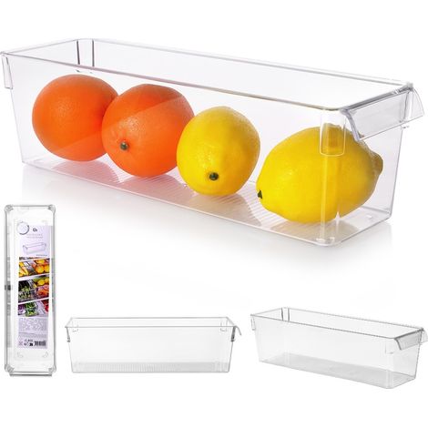 Contenedor organizador para frigorífico para productos alimenticios 36x10,5x10cm EXCELLENT HOUSEWARE 259376 (1/5)