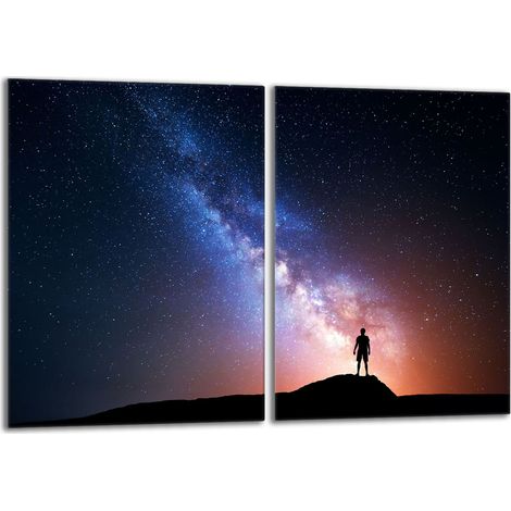 Glasschutzplatte für den Herd 2x40x52 Sterne (1/5)